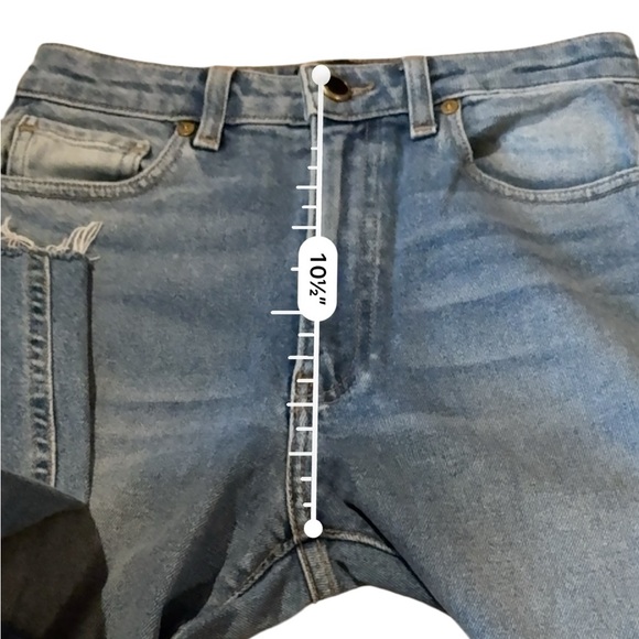 Khaite‎ Vanessa Medium Wash Skinny Jeans Women’s Size 26 High Rise Raw Hem Denim - Picture 10 of 11